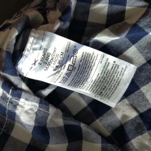 GAP Baby Toddler Boy Dress Shirt - Picture 6 of 7